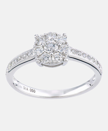 DIAMANT LETERNEL Ring Silver