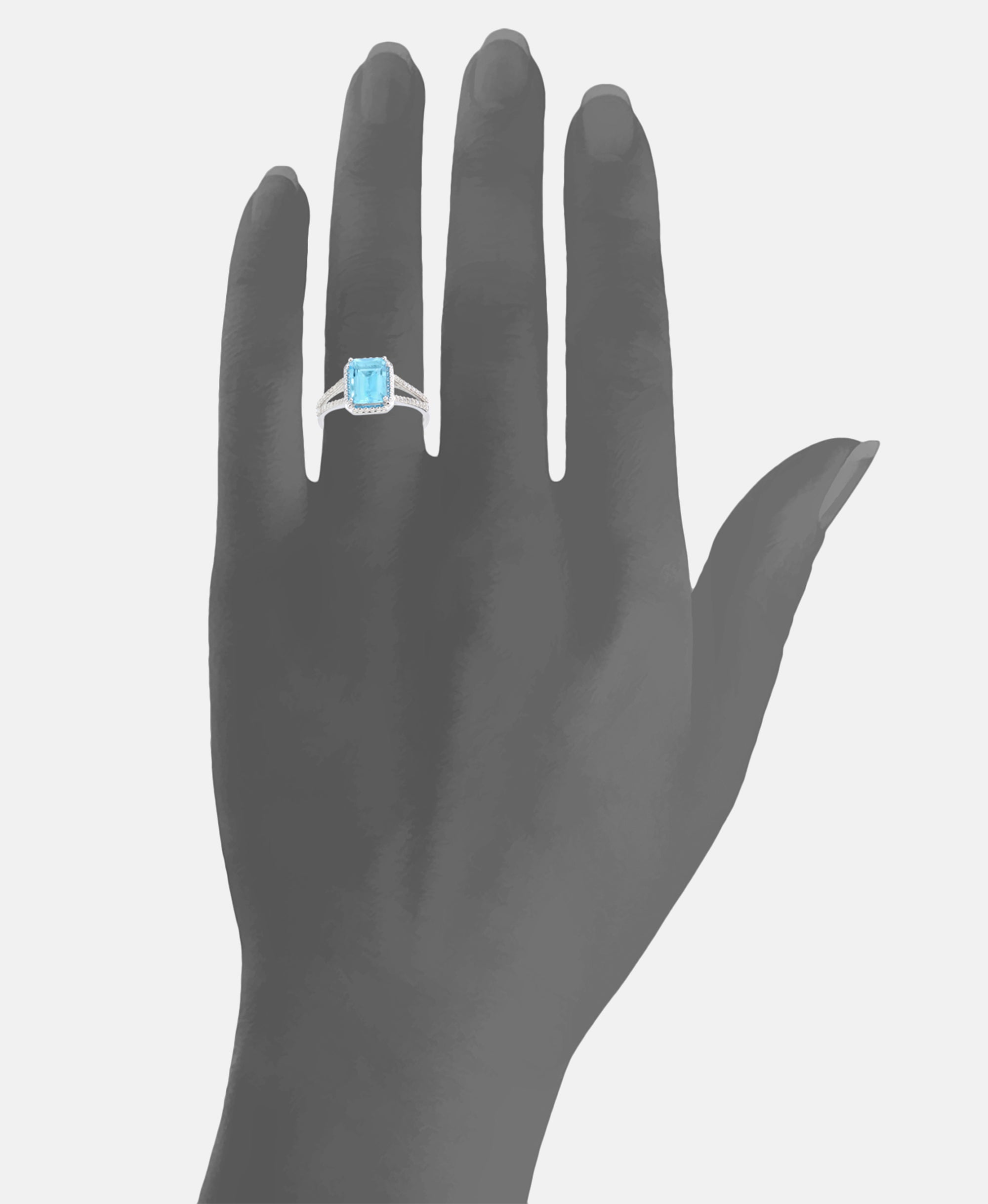 DIAMANT LETERNEL Ring Silver