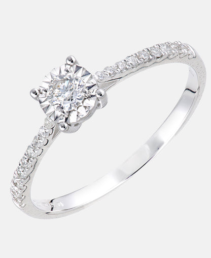 DIAMANT LETERNEL Ring Silver