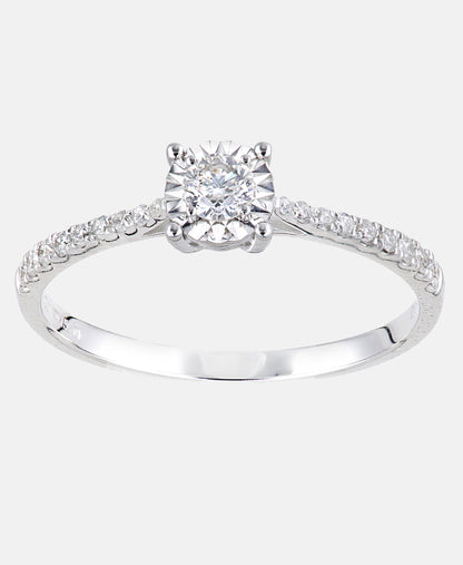 DIAMANT LETERNEL Ring Silver