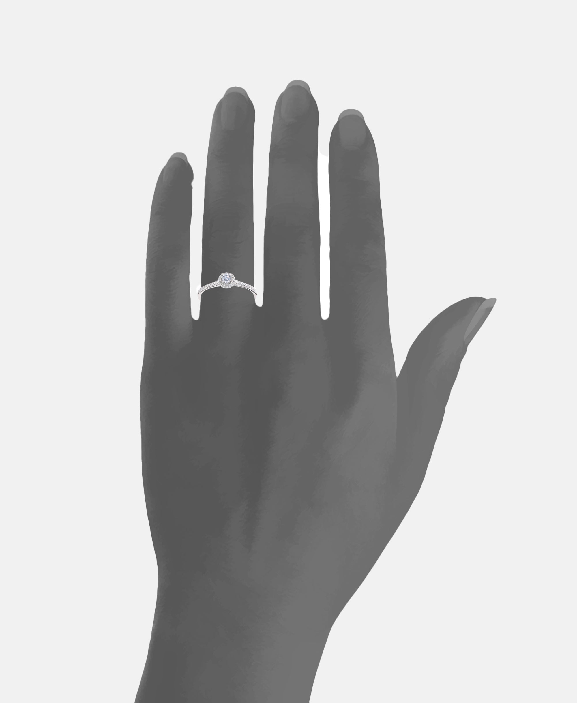 DIAMANT LETERNEL Ring Silver