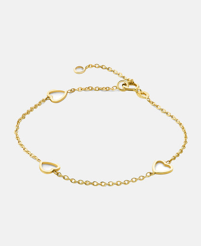 Armband aus 375 Gelbgold für Kinder