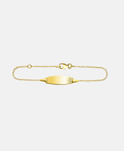 Armband aus 375 Gelbgold für Kinder
