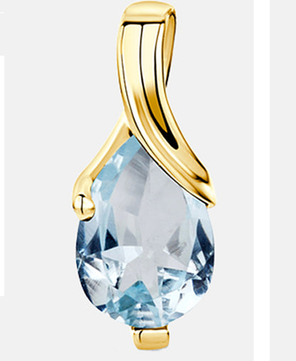 Ohrringe aus 585 Gelbgold mit Topas