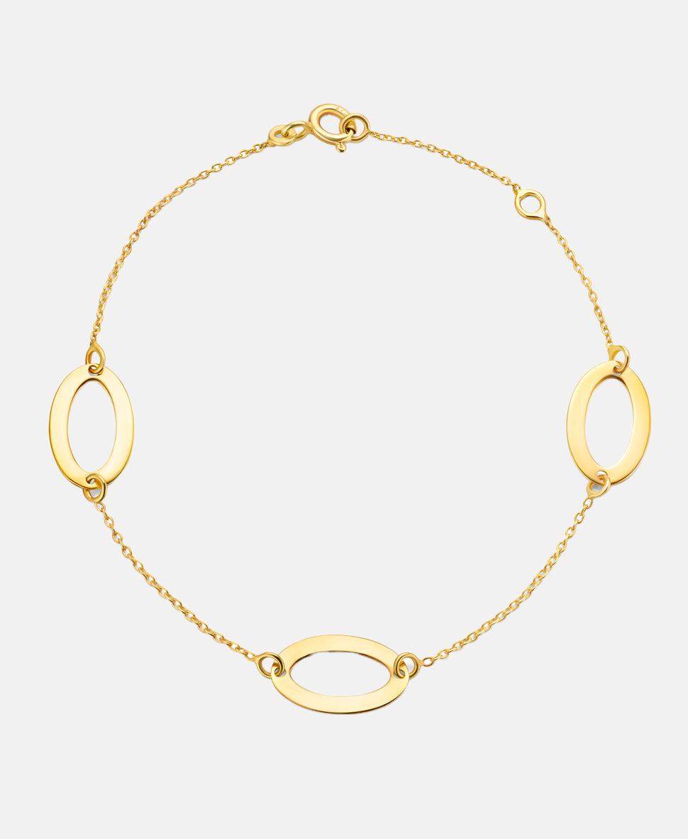 Armband aus 375 Gelbgold