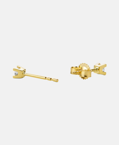 Ohrstecker aus 585 Gelbgold mit 0.10 Karat Diamant