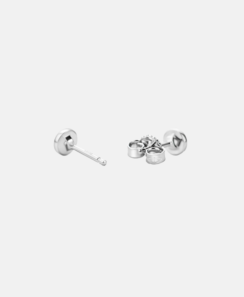 Ohrringe aus 585 Weißgold mit 0.08 Karat Diamant
