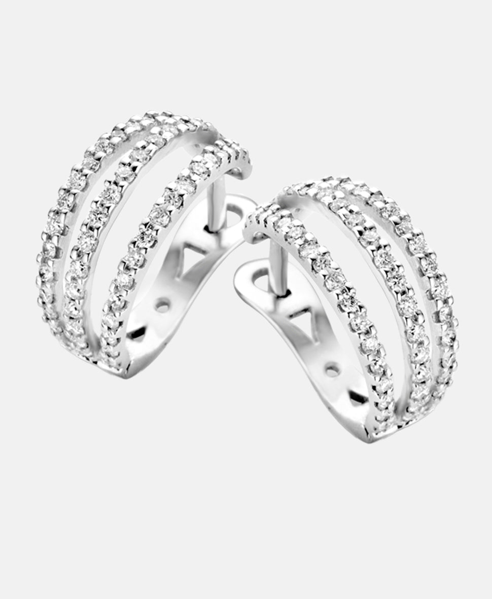 DIAMANT LETERNEL Earrings Silver