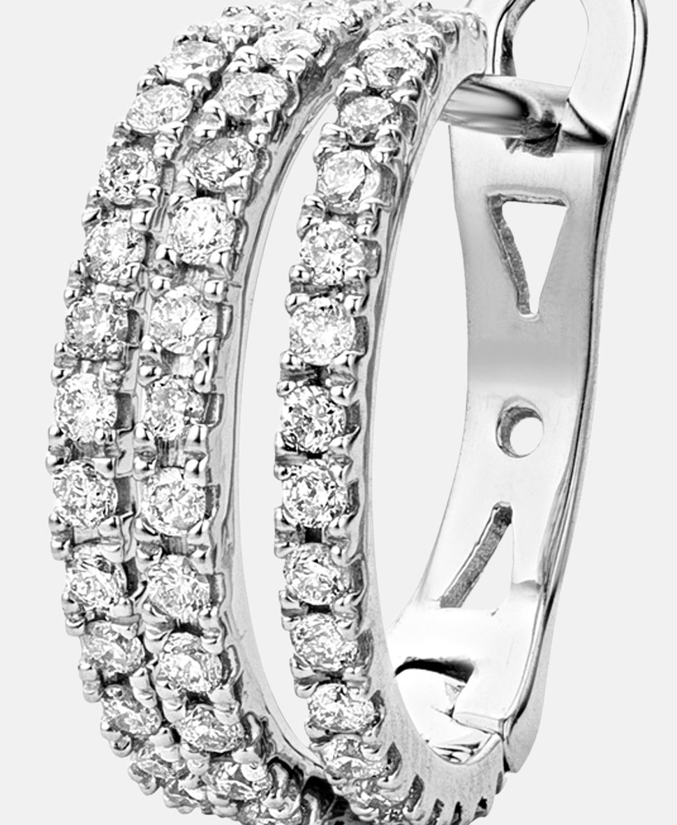 DIAMANT LETERNEL Earrings Silver
