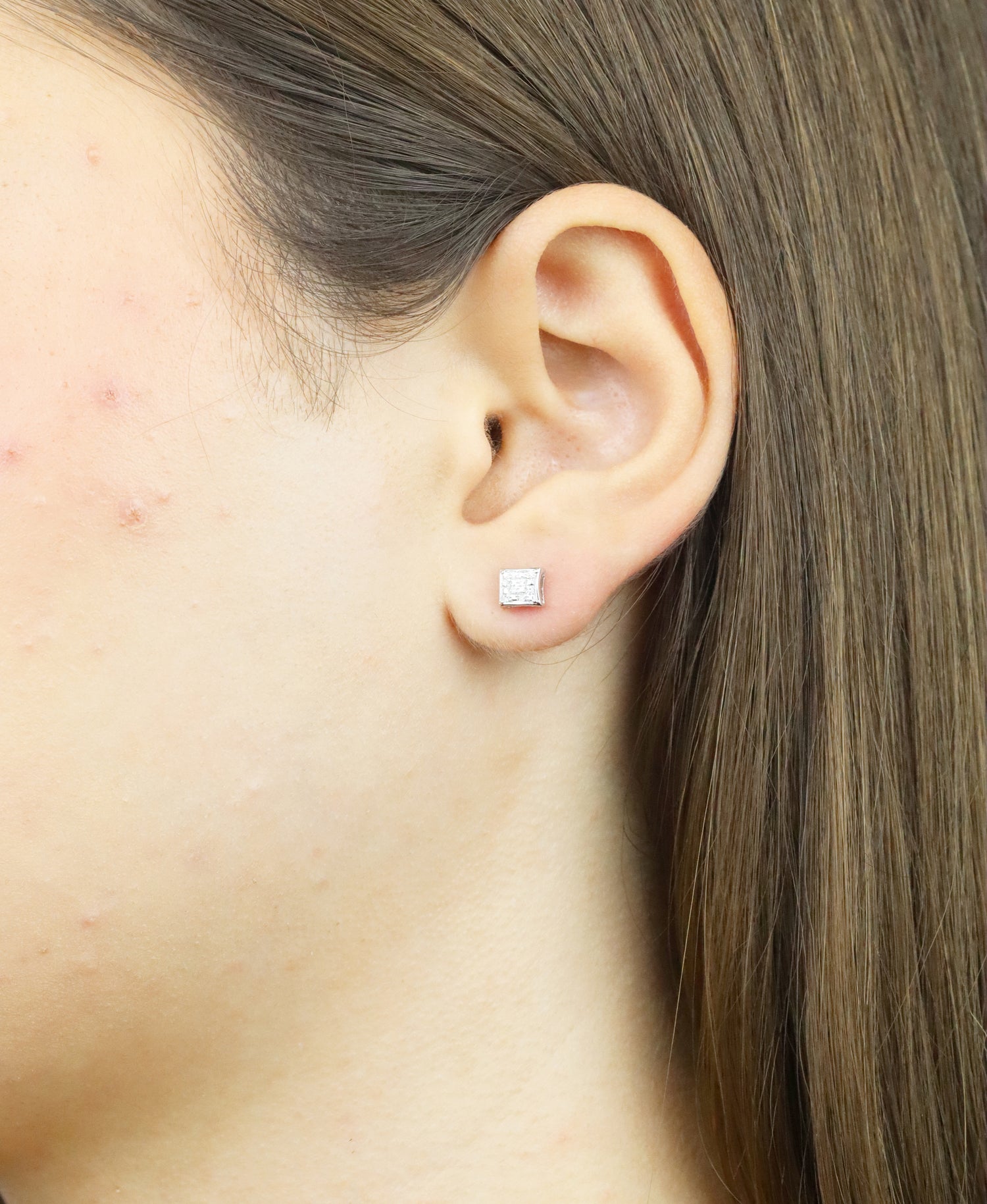 DIAMANT LETERNEL Earrings Silver