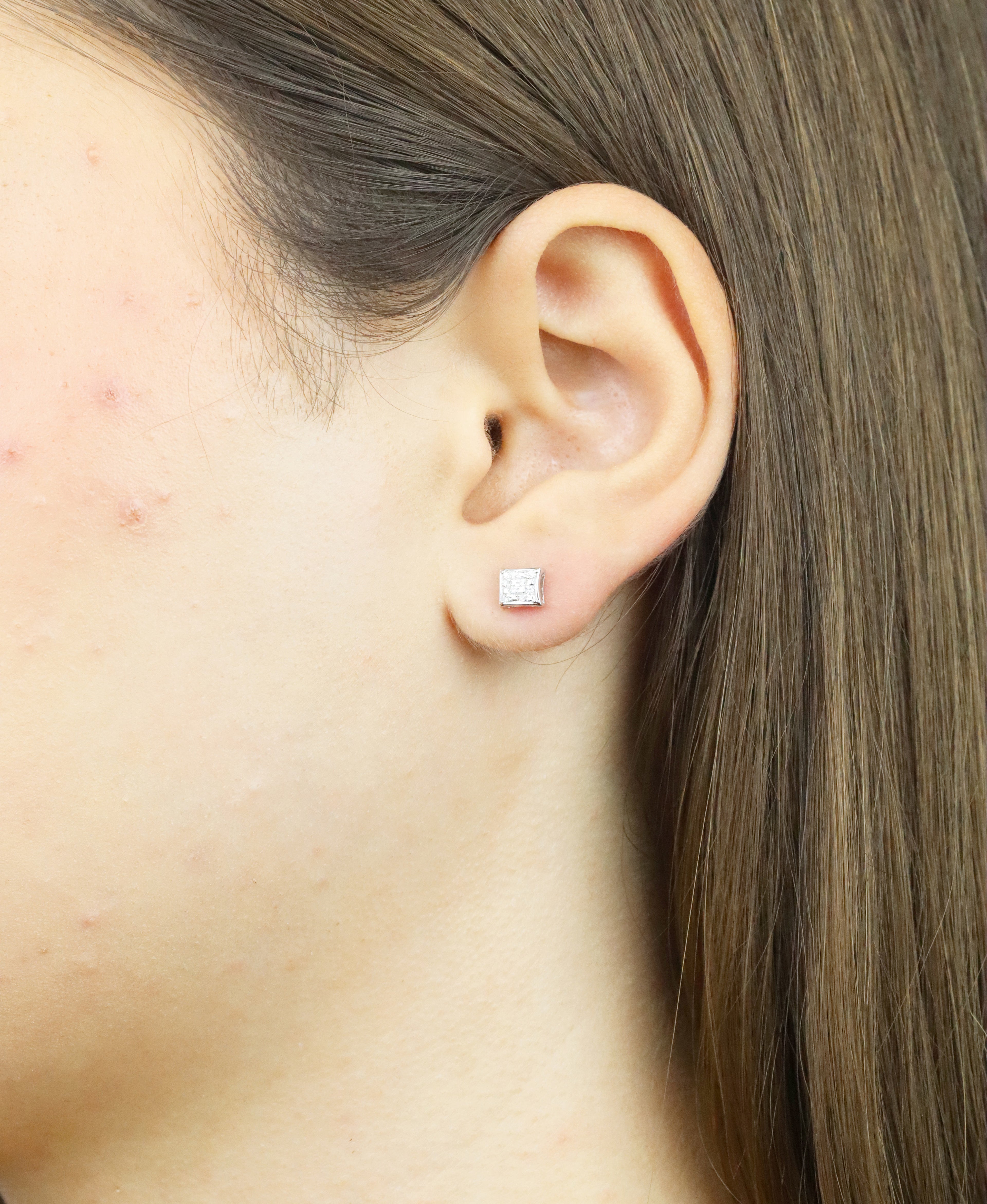 DIAMANT LETERNEL Earrings Silver