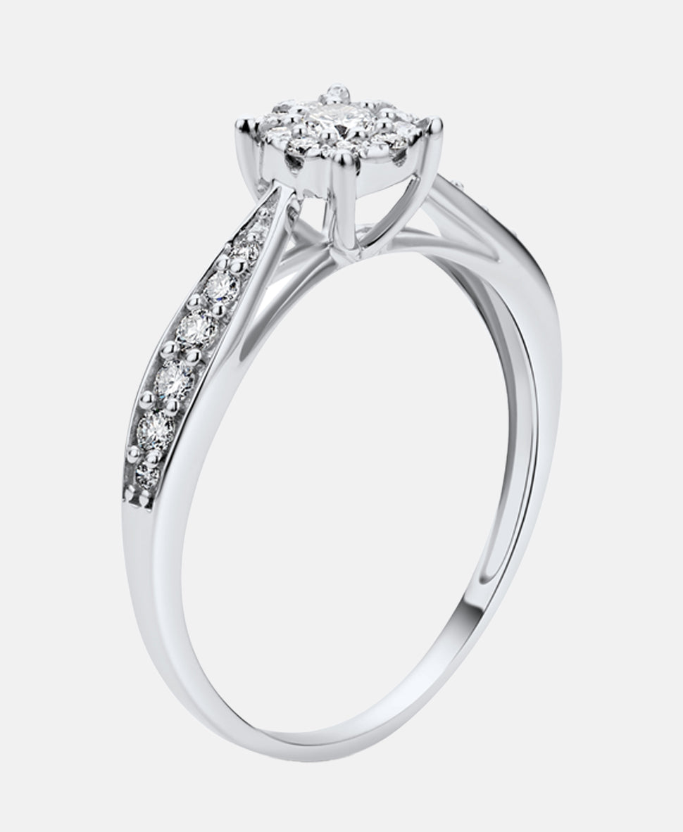 DIAMANT LETERNEL Ring Silver