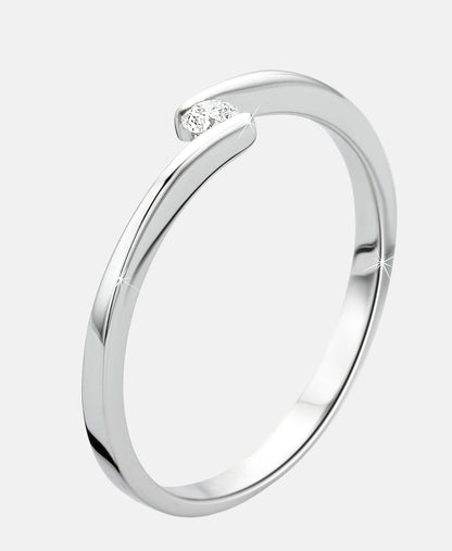 DIAMANT LETERNEL Ring Silver