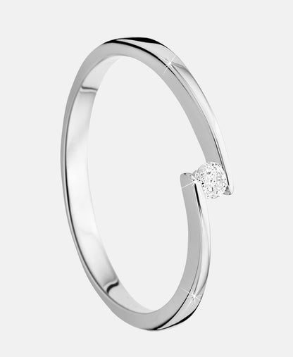 DIAMANT LETERNEL Ring Silver