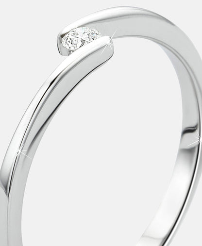 DIAMANT LETERNEL Ring Silver