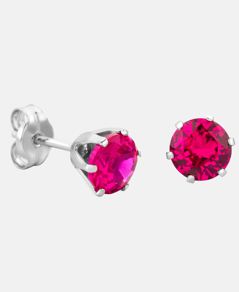 DIAMANT LETERNEL Earrings Fuchsia