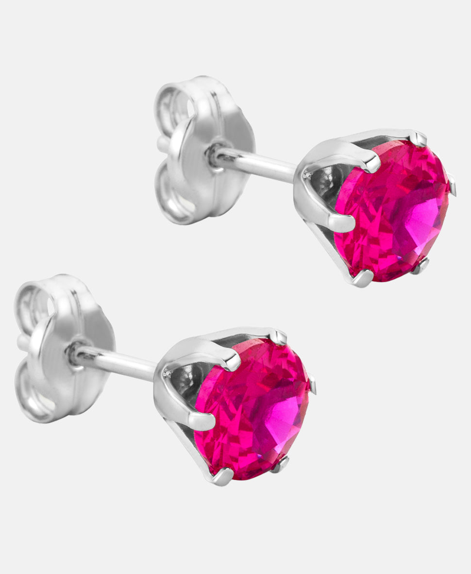 DIAMANT LETERNEL Earrings Fuchsia