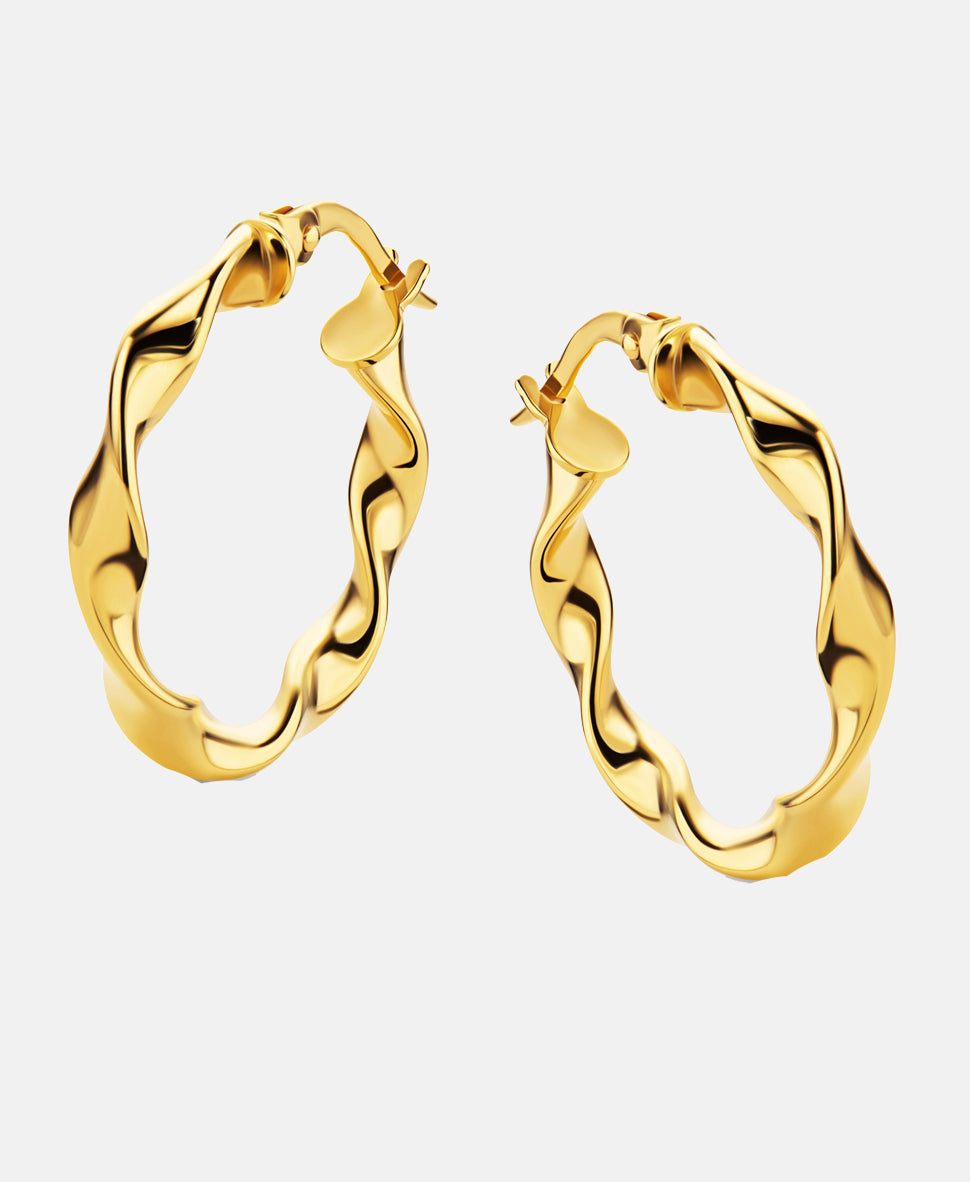 Ohrringe aus 375 Gelbgold