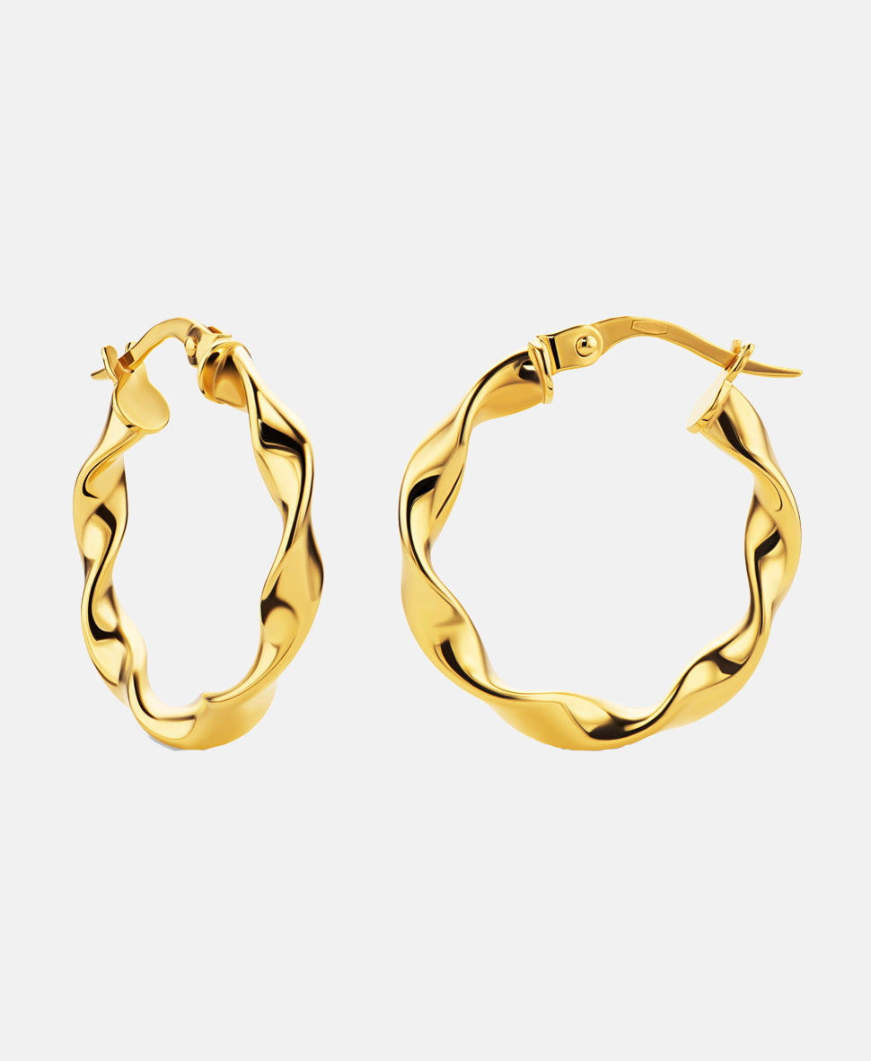 Ohrringe aus 375 Gelbgold