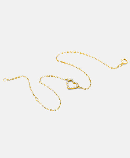 Armband aus 375 Gelbgold mit Diamant