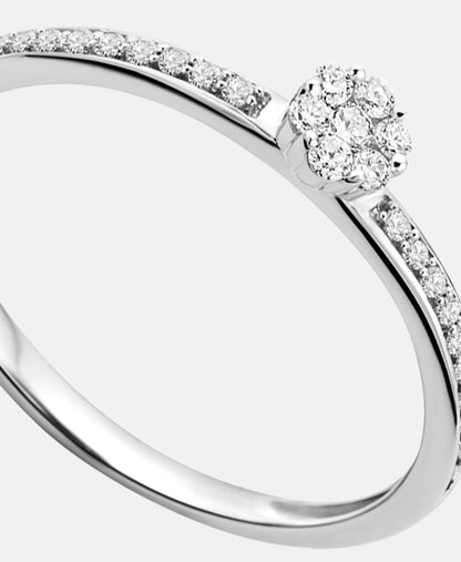 Ring aus 375 Weißgold
