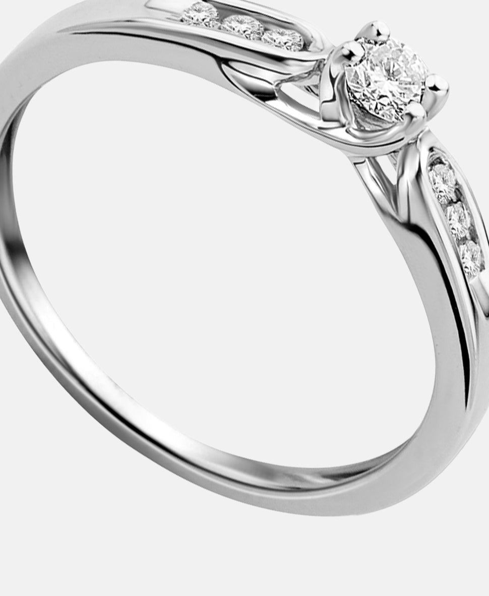 DIAMANT LETERNEL Ring Silver