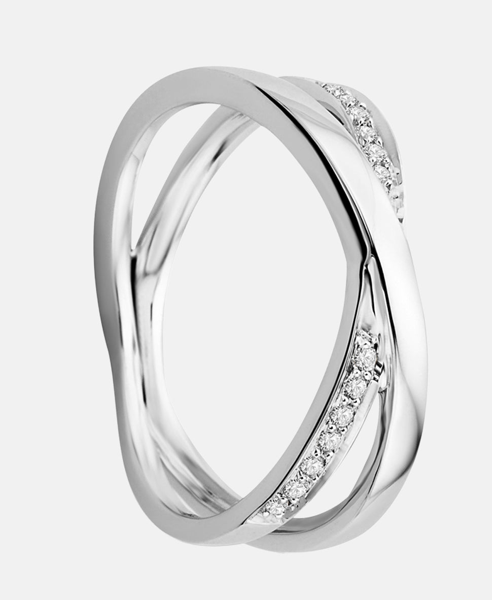 Ring aus 375 Weißgold