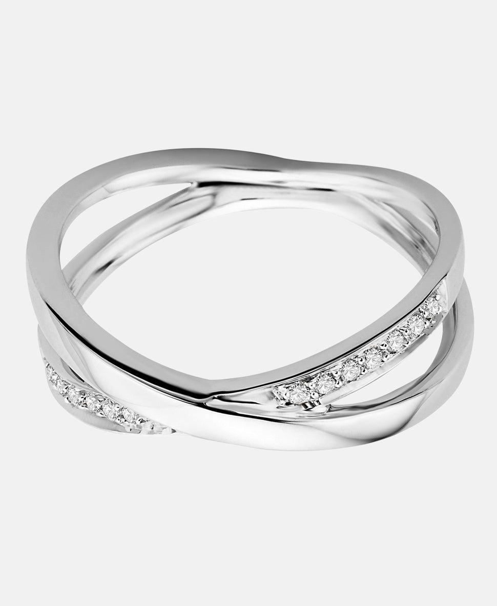 Ring aus 375 Weißgold