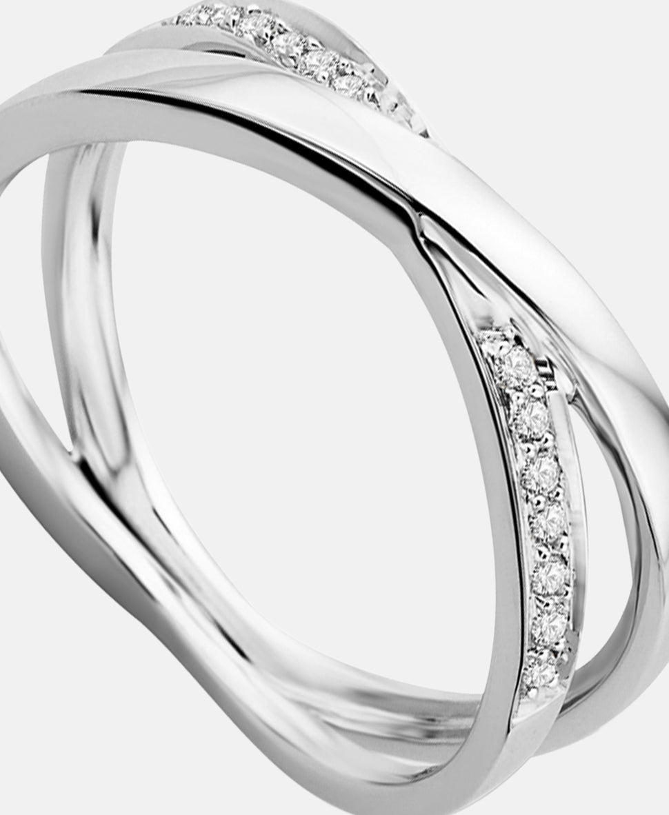 Ring aus 375 Weißgold