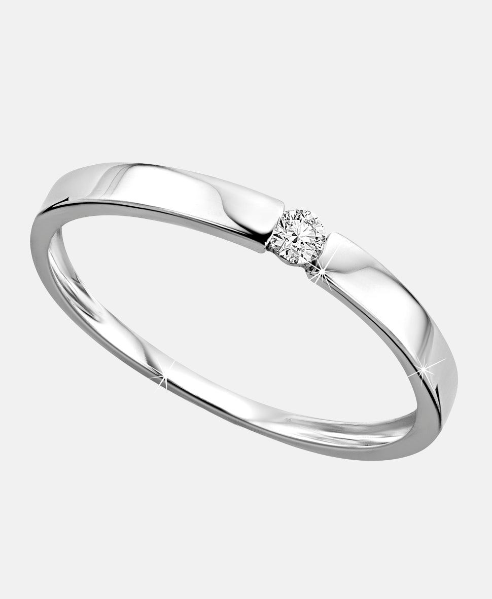 DIAMANT LETERNEL Ring Silver