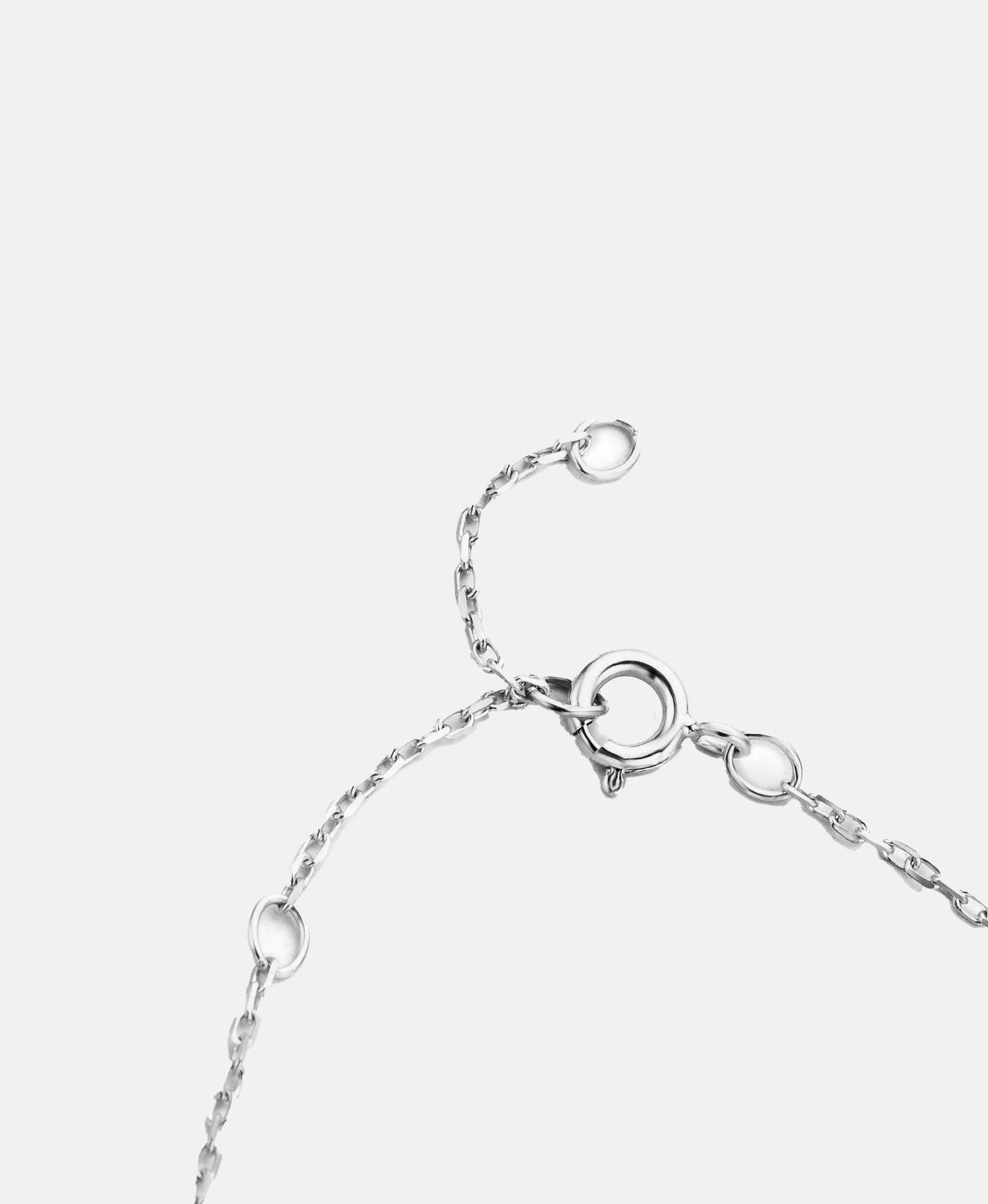 Armband aus 375 Weißgold mit Diamant