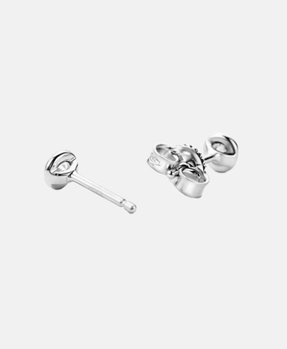 Ohrringe aus 585 Weißgold mit 0.10 Karat Diamant