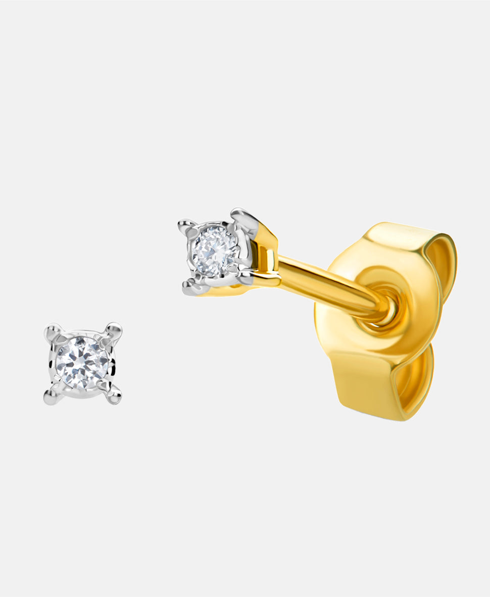 DIAMANT LETERNEL Earrings Gold