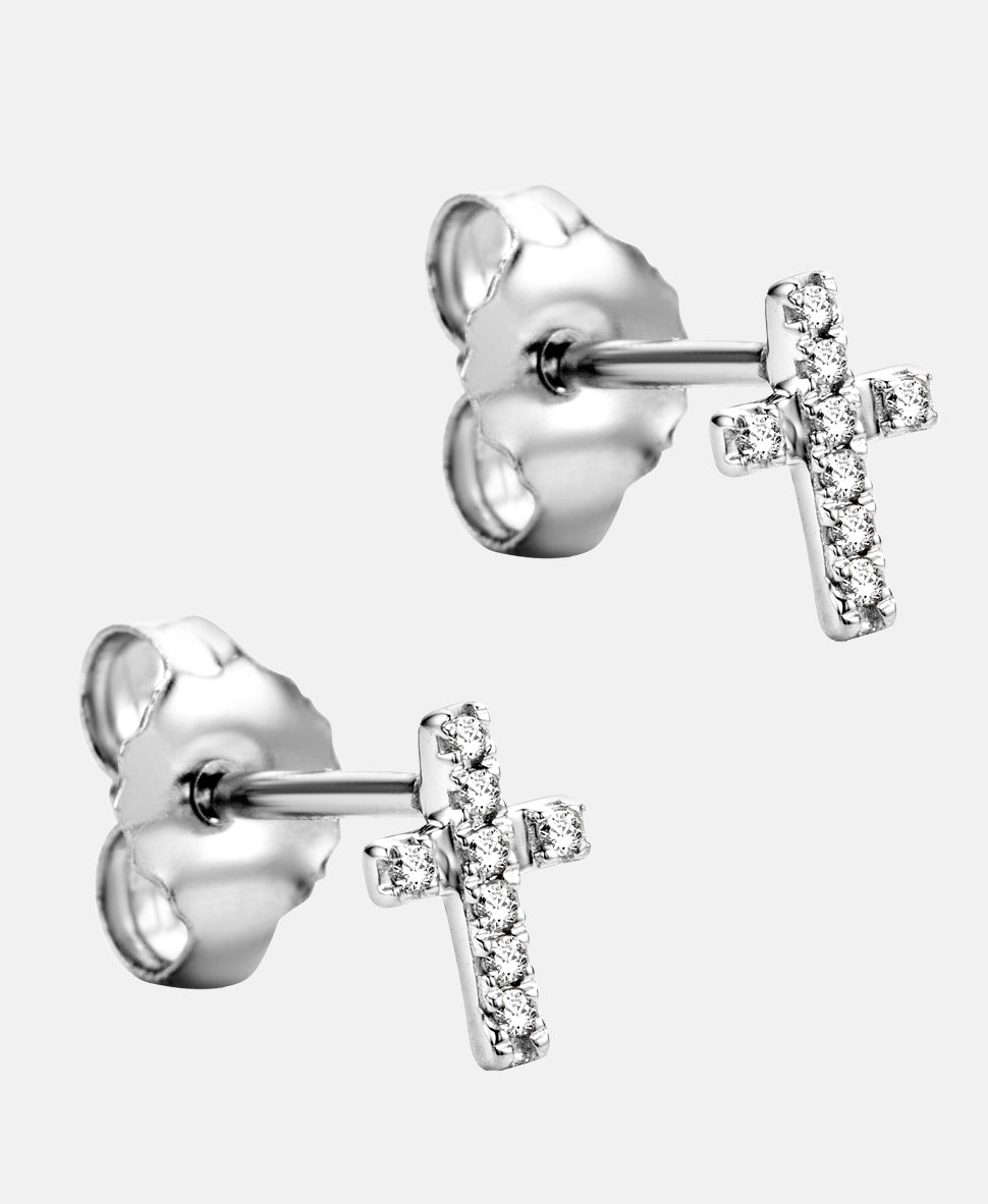 DIAMANT LETERNEL Earrings Silver