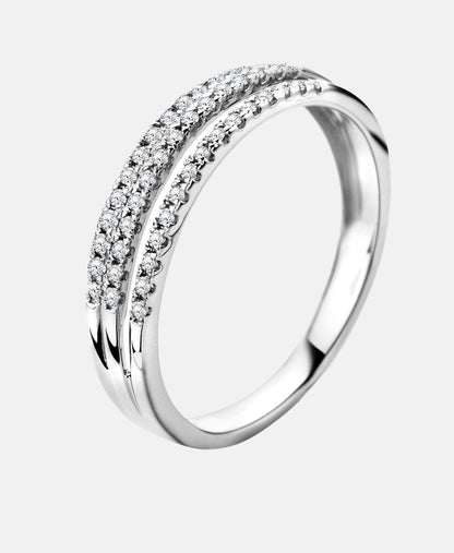Ring aus 375 Weißgold