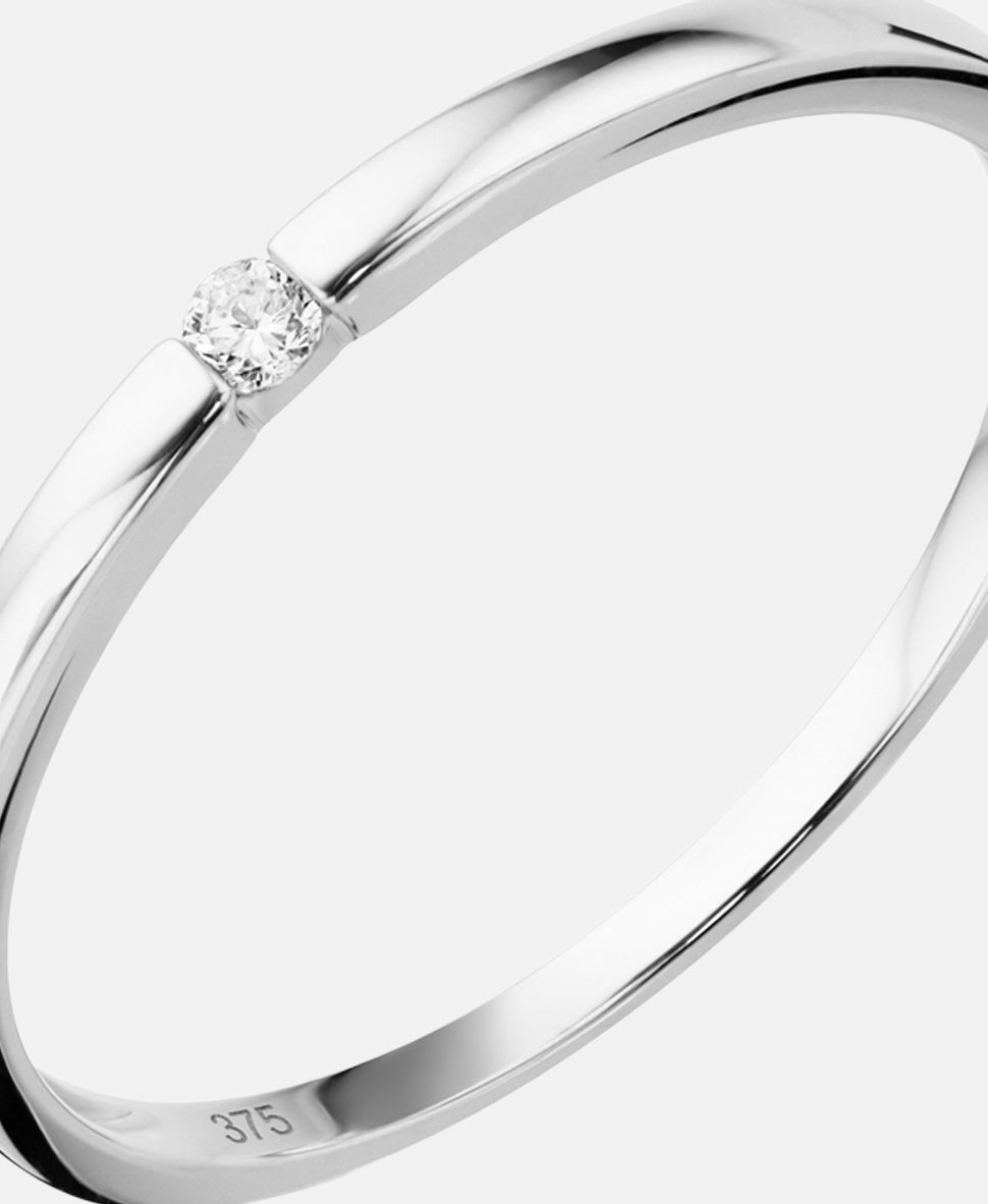 DIAMANT LETERNEL Ring Silver