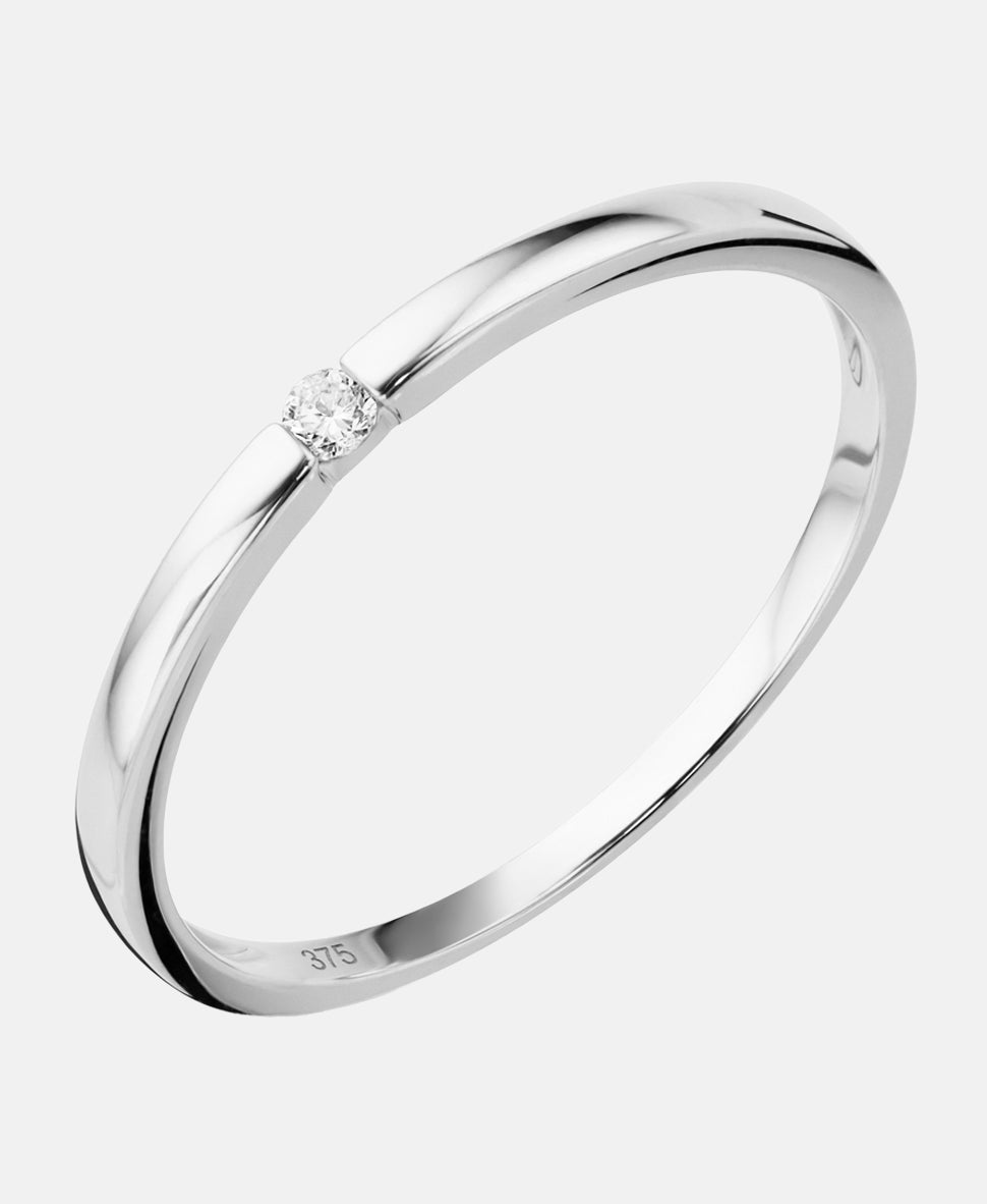DIAMANT LETERNEL Ring Silver