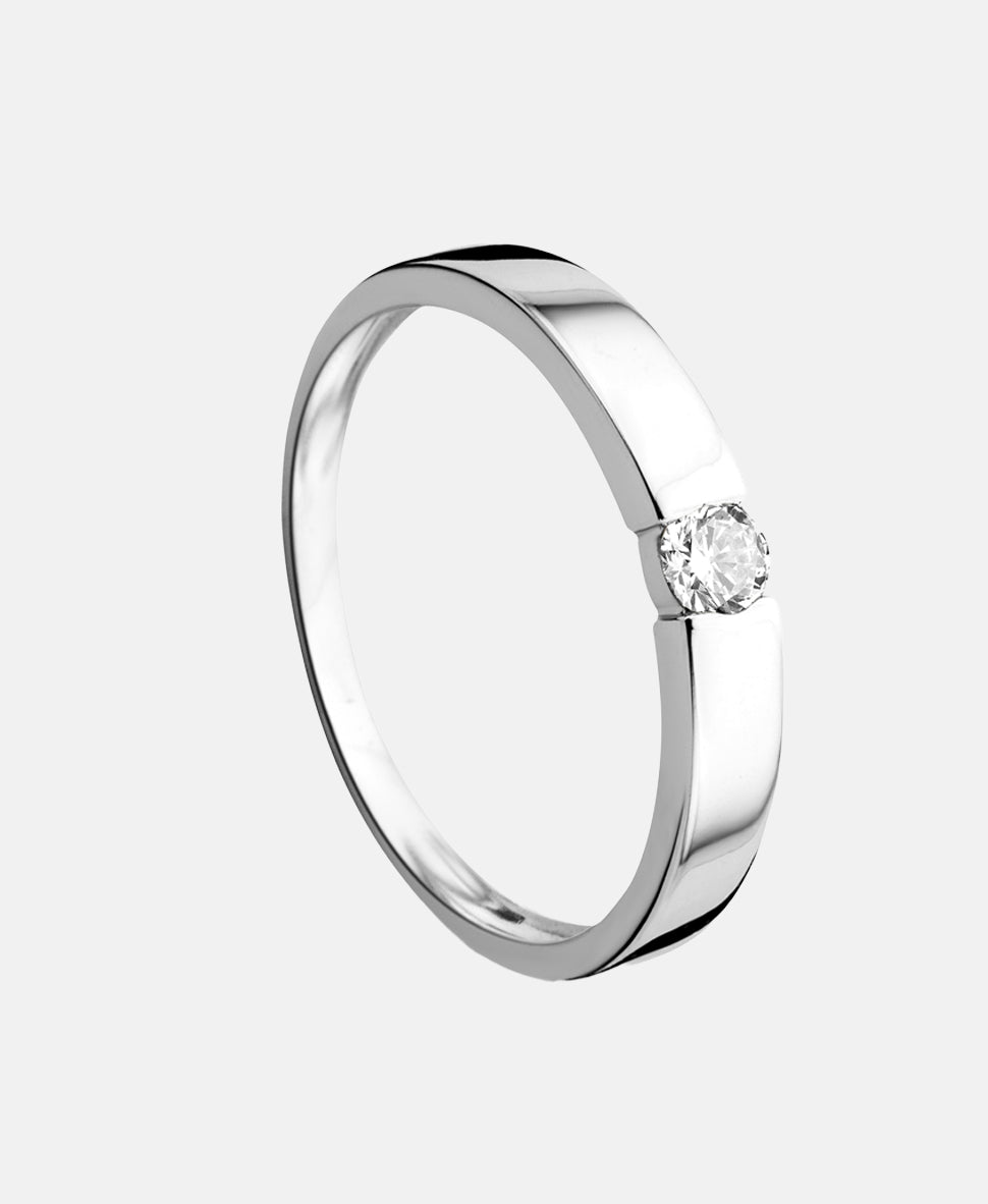 DIAMANT LETERNEL Ring Silver