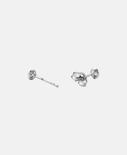 Ohrringe aus 333 Weißgold mit Diamant