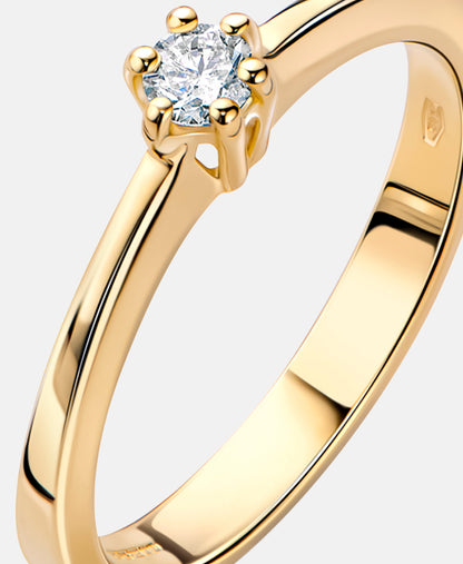 DIAMANT LETERNEL Ring Gold