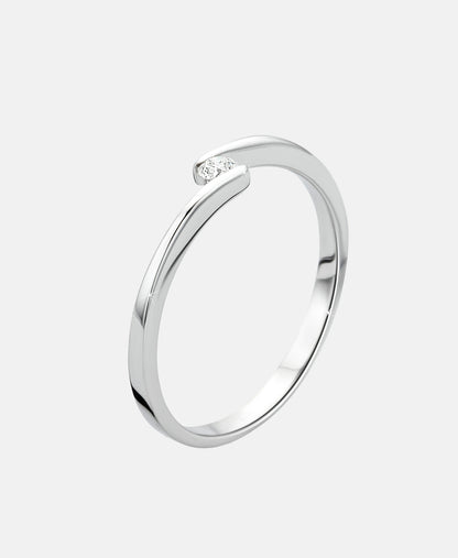 DIAMANT LETERNEL Ring Silver