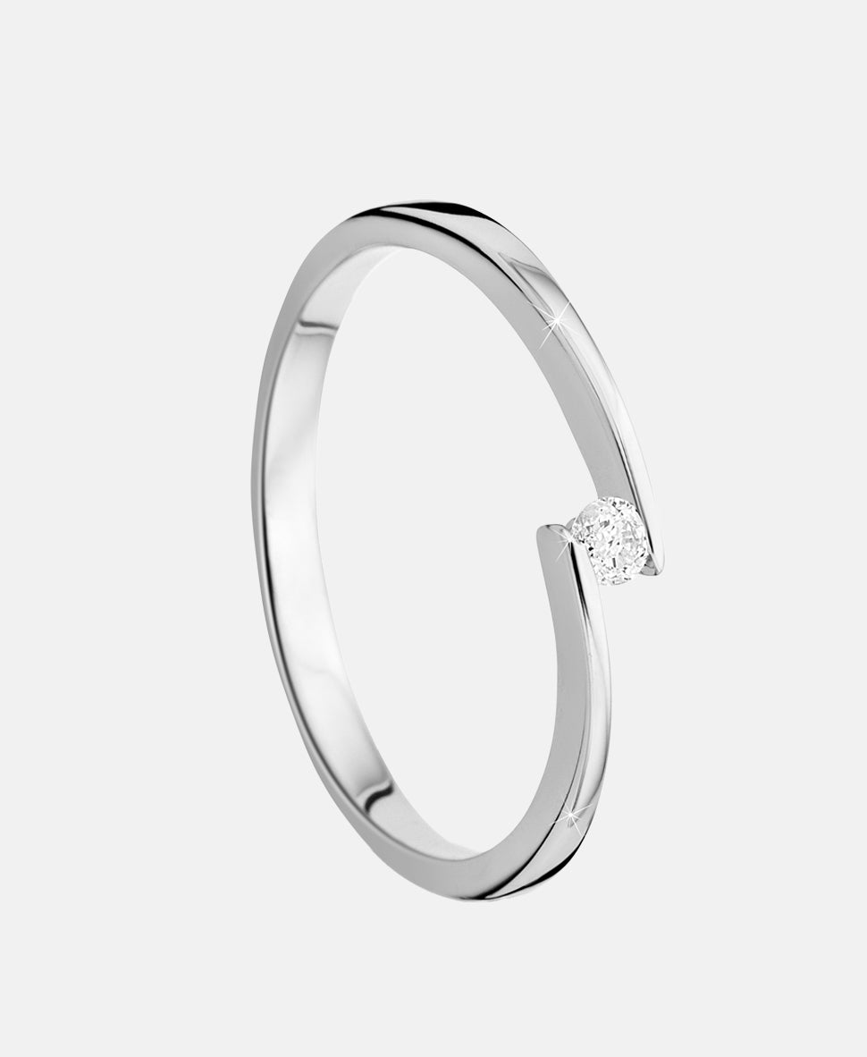 DIAMANT LETERNEL Ring Silver