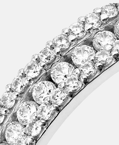 Eternity-Ring aus 375 Weißgold mit Zirkonia