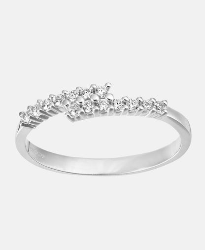 Eternity-Ring aus 375 Weißgold mit Zirkonia