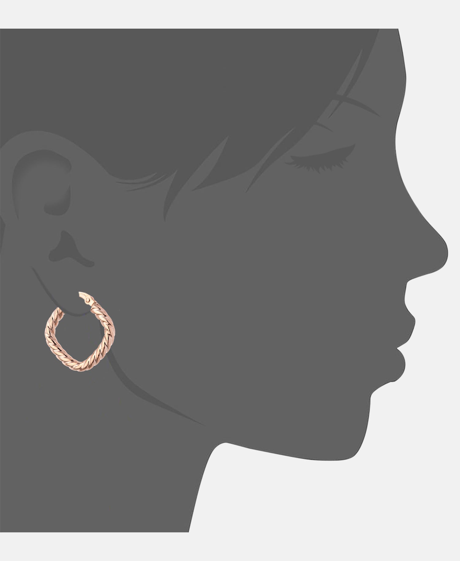 DIAMANT LETERNEL Earrings Rose gold
