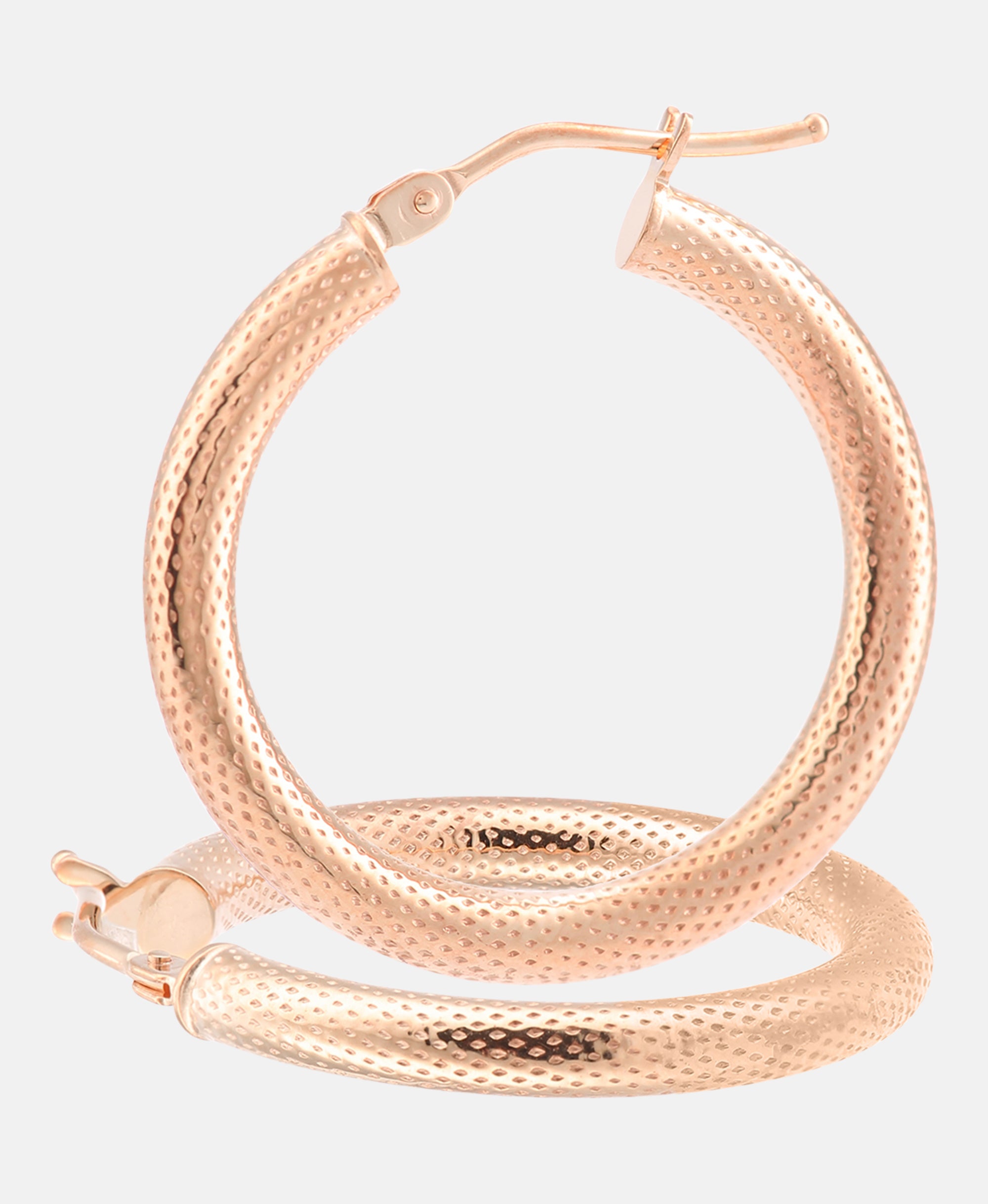 Creolen aus 375 Roségold in Roségold