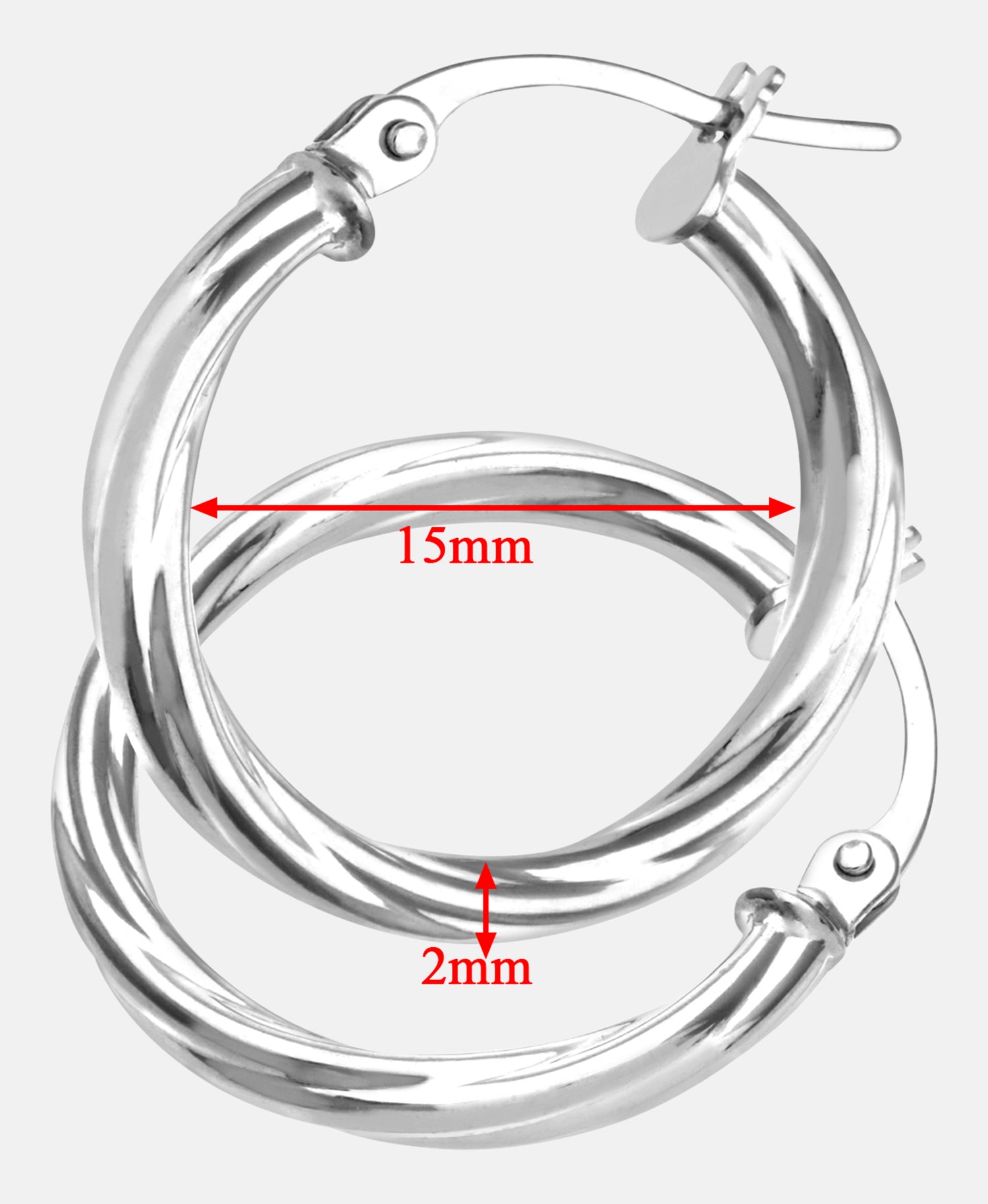 DIAMANT LETERNEL Earrings Silver