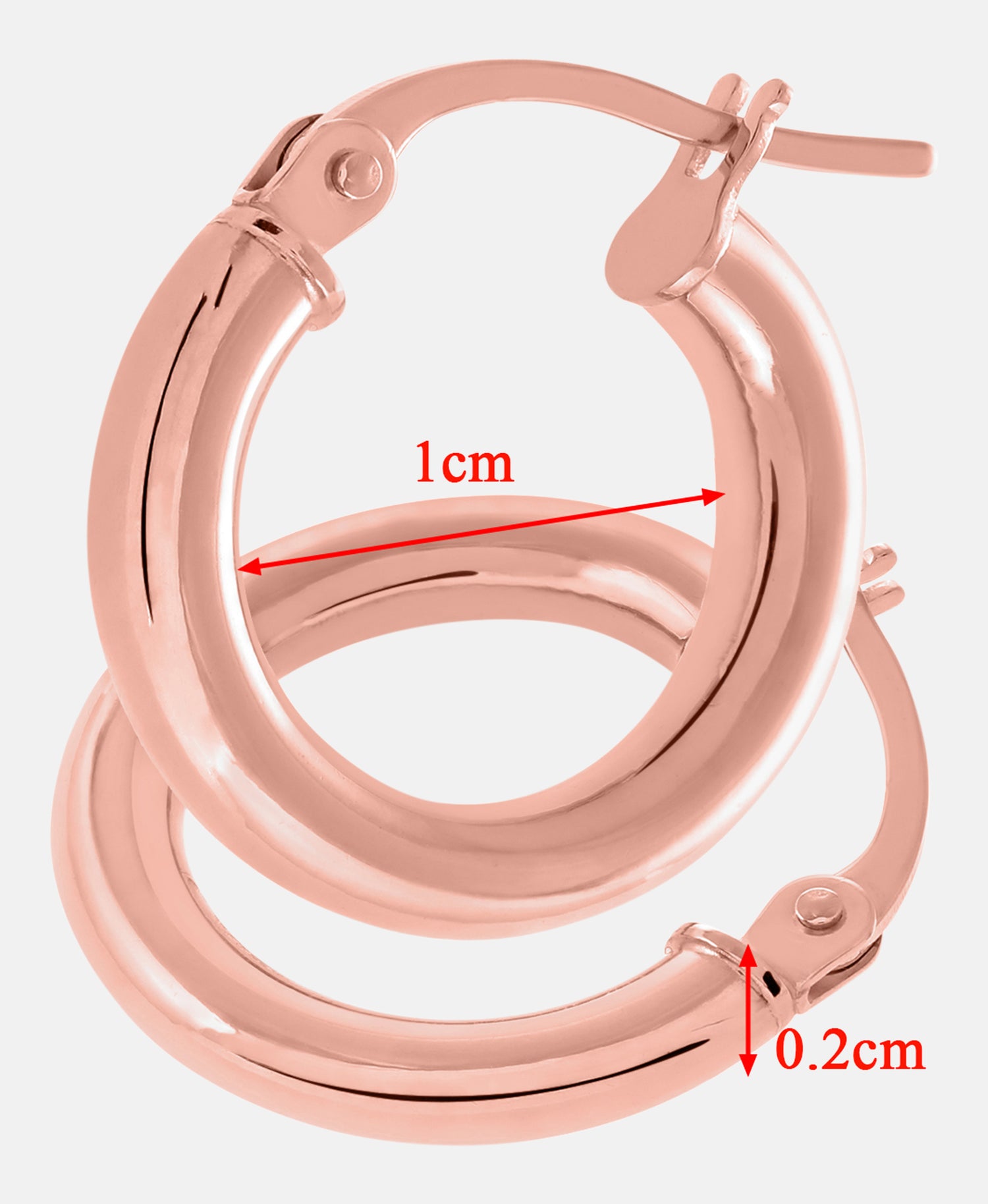 DIAMANT LETERNEL Earrings Rose gold