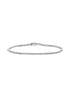 Armband aus 750 Weißgold mit 1 Karat Diamant