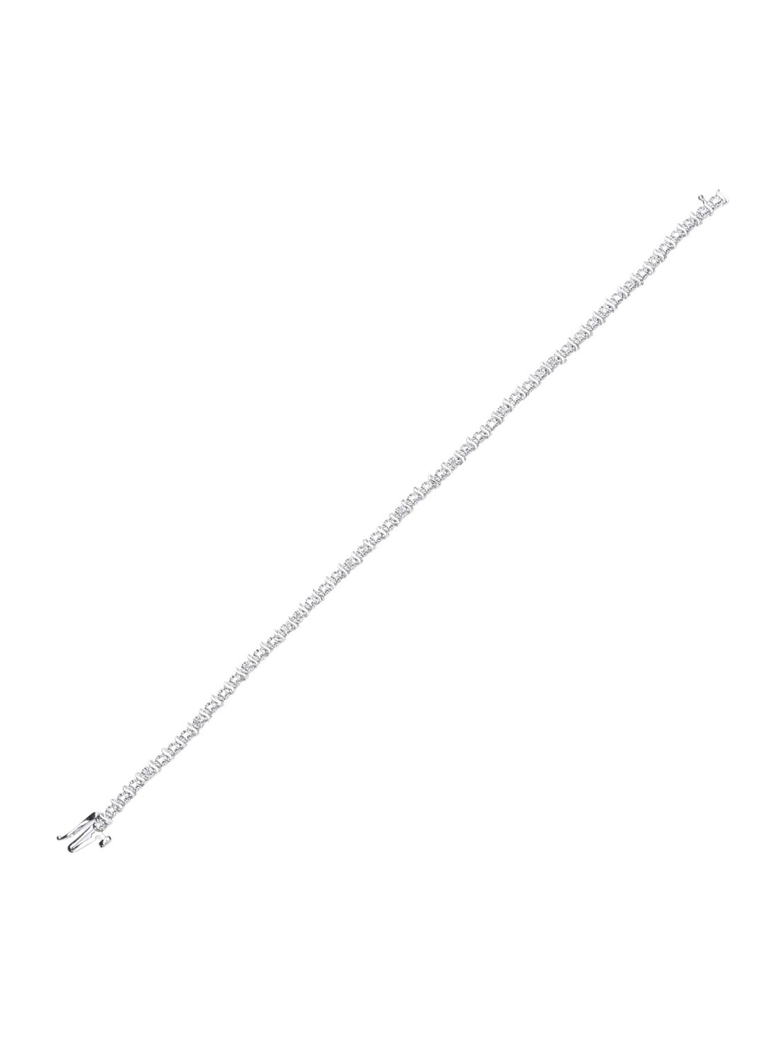Armband aus 375 Weißgold mit Diamant